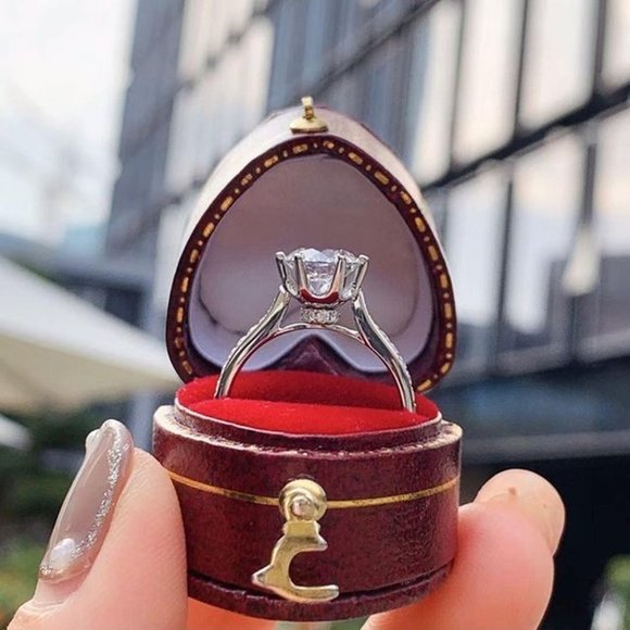 Exclusive 925 Silver Plated 3A CZ Ring for Women, FB16FA1070 - Picture 1 of 9